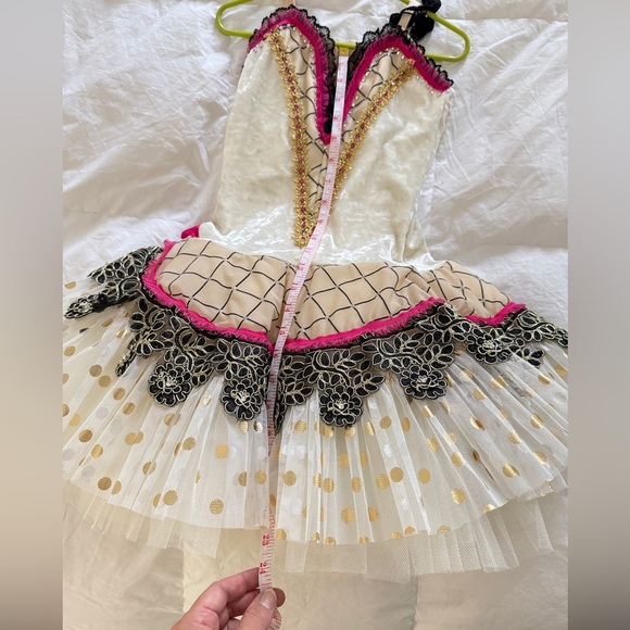 Ballet Costume with Black and Gold Accents - Girls size 14 - Picture 5 of 7